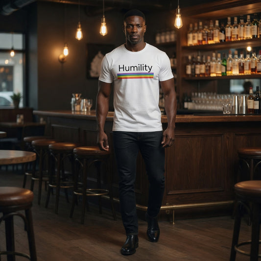 #1 VIRTUE white tee